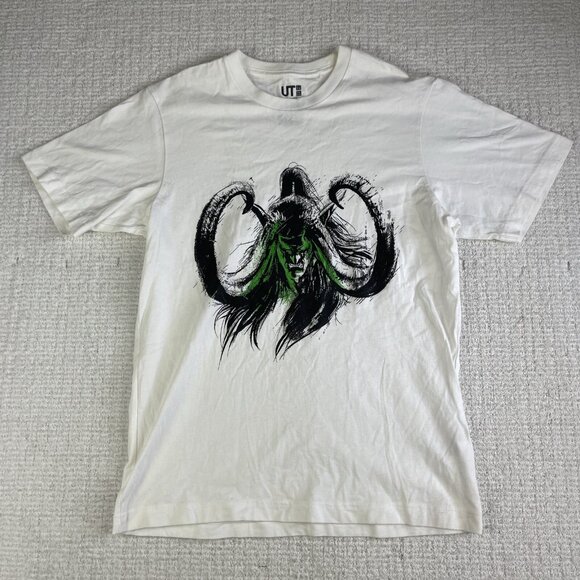Uniqlo UT x Blizzard Illidan Stormrage World of Warcraft T Shirt Size Medium - Picture 1 of 16